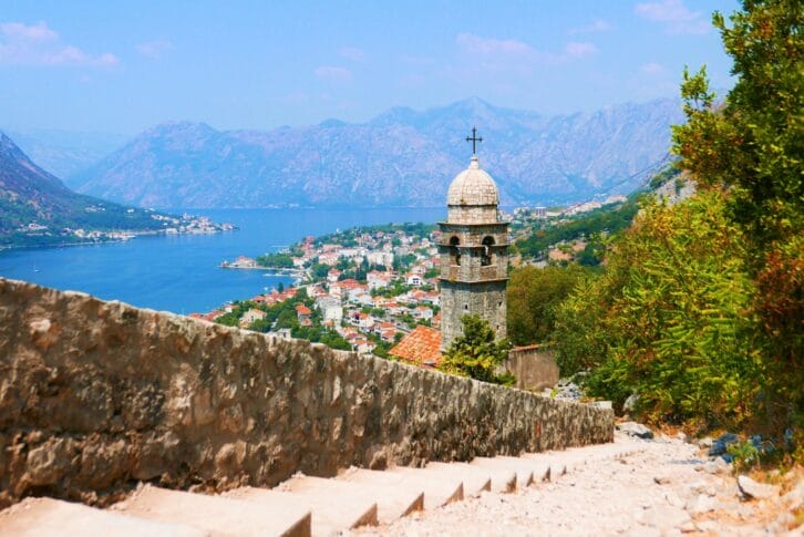 walls of old town kotor montenegro adventure