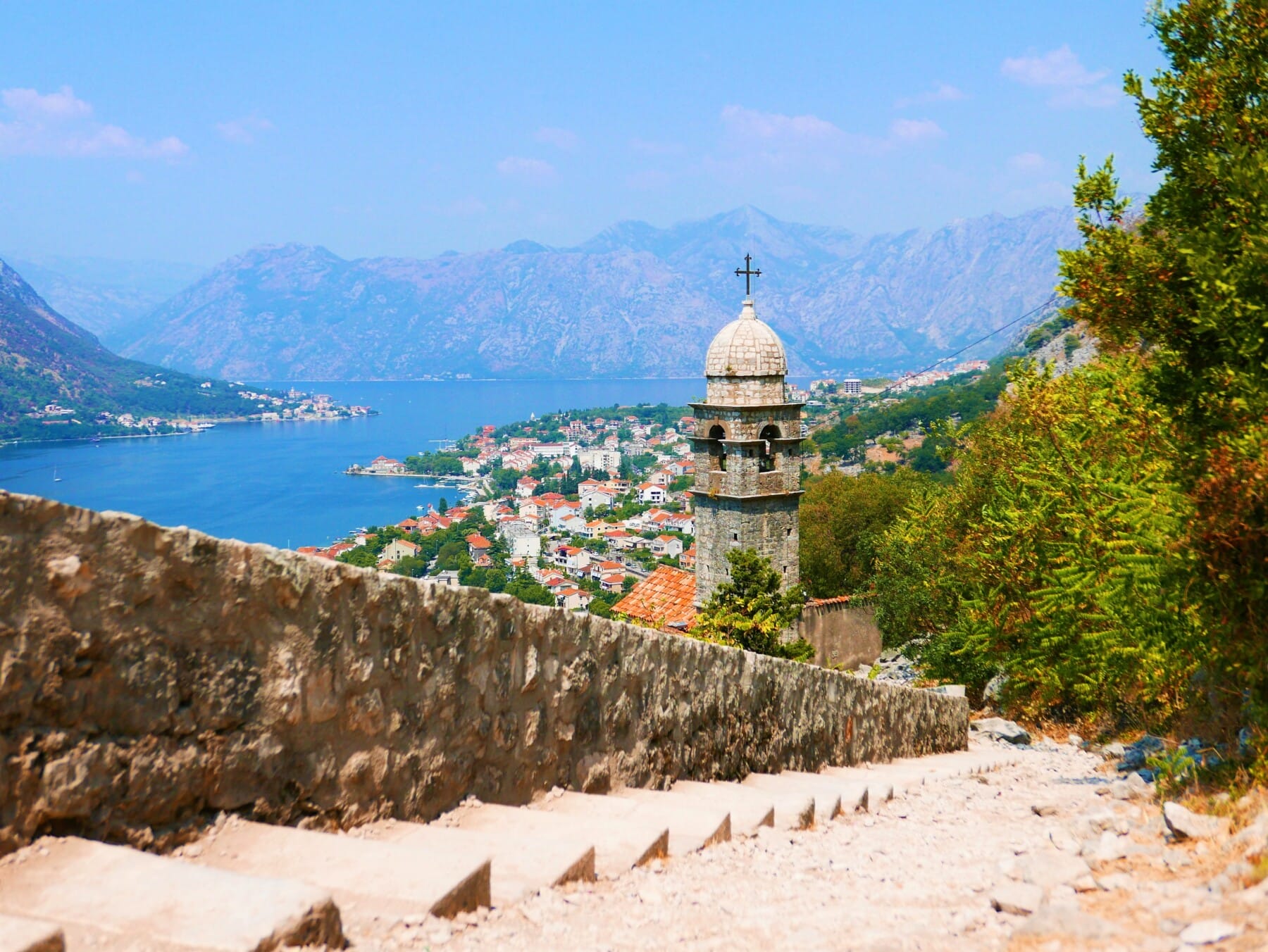 walls of old town kotor montenegro adventure
