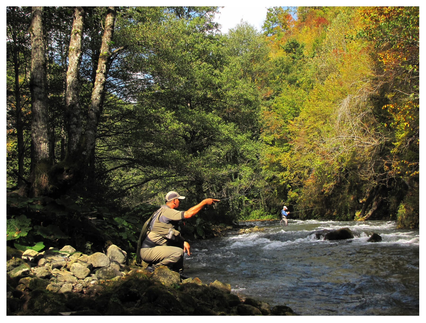 Nature and ambient for fly fishing, Ćehotina river