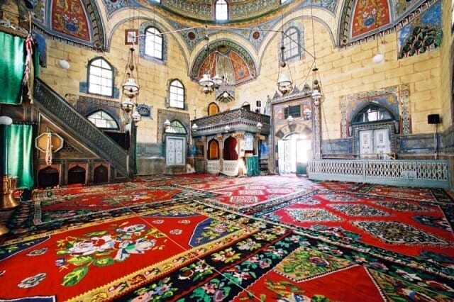 Interior of Hussein Pasha Mosque, Pljevlja Montenegro