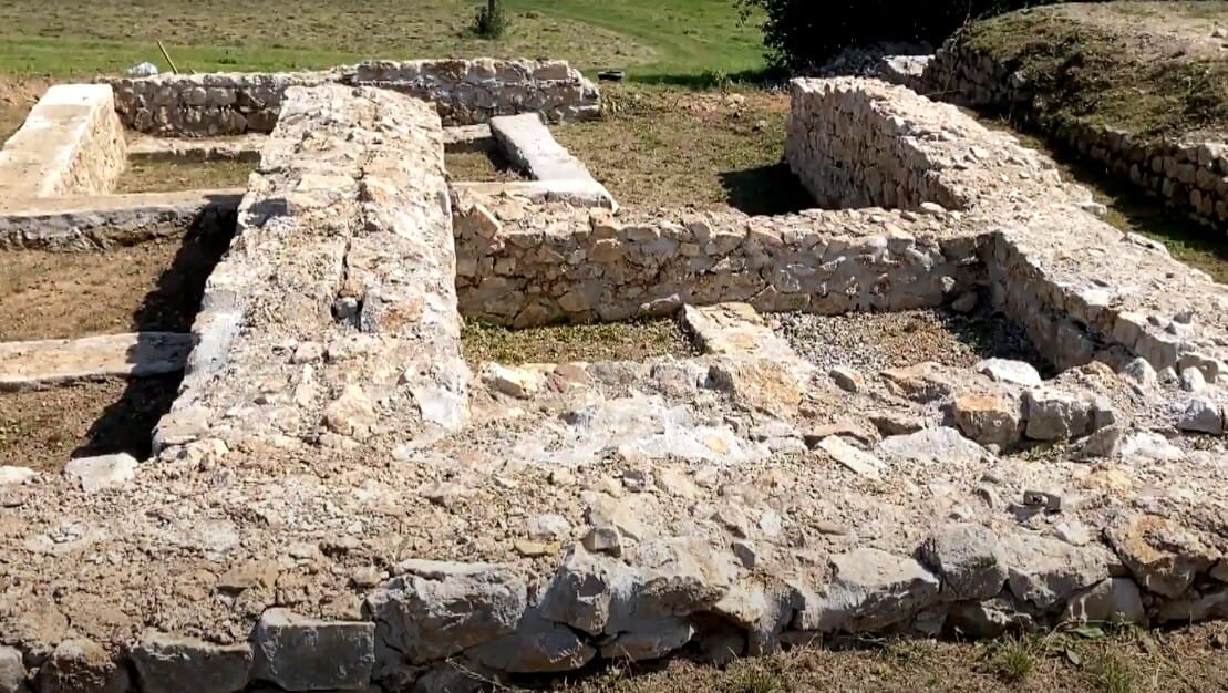 Old ruins Municipum9s in Pljevlja Montenegro
