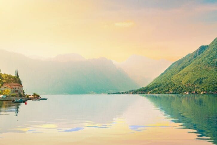 Bay of Kotor and Perast town