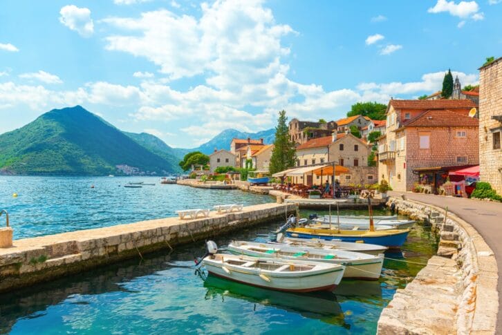 City Perast Montenegro