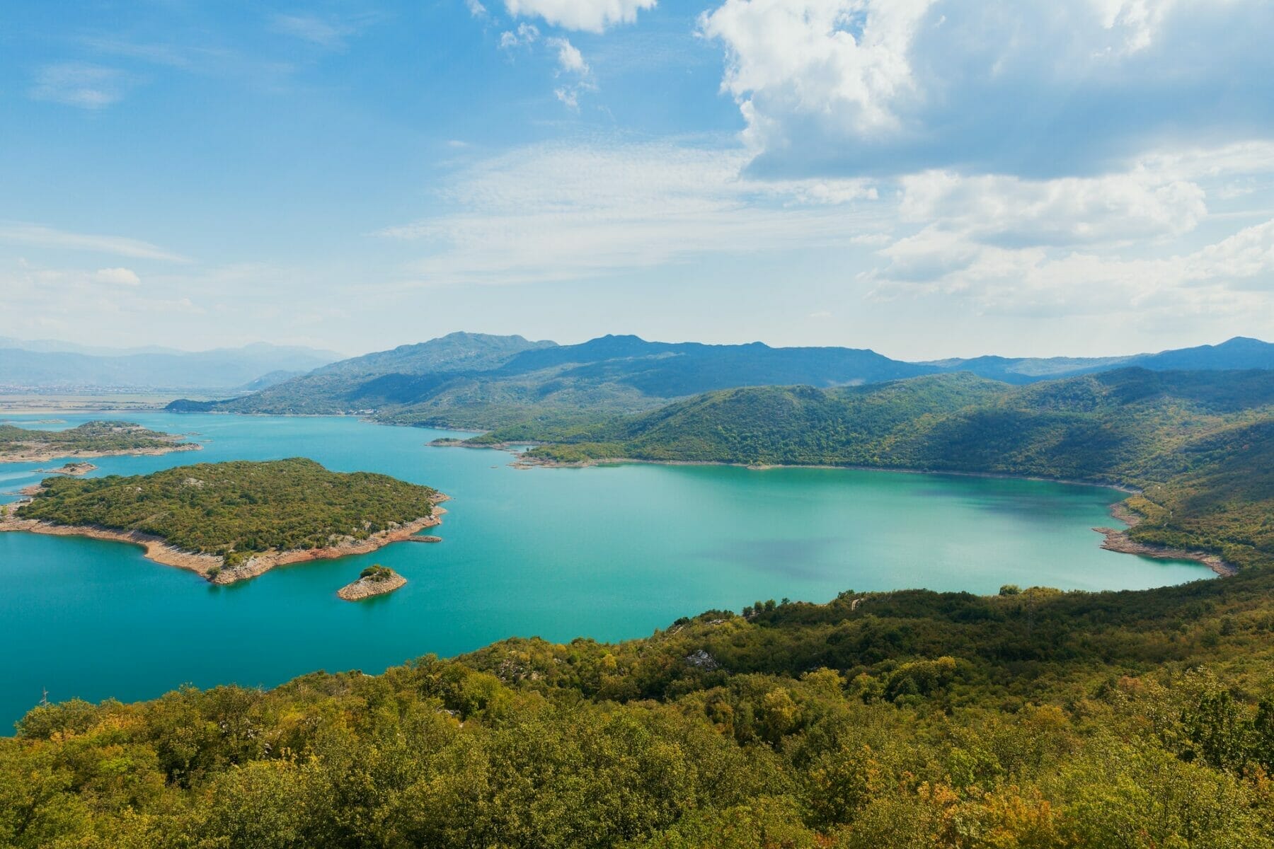 View of Lake Skadar from the heights
